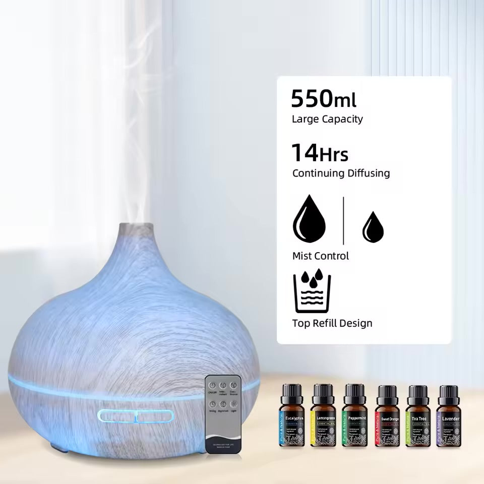 BREEZUR Wood Grain Diffuser